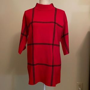 Patrizia Luca Milano mock neck tunic sweater - size Med